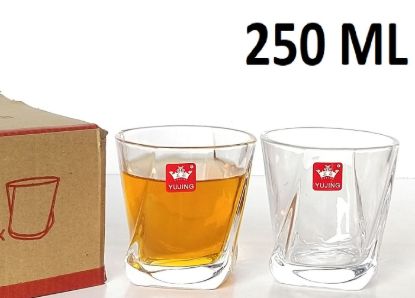 Picture of CK - Yujing 6 Pcs 250 Ml Whisky Glass In Col Box -CK30